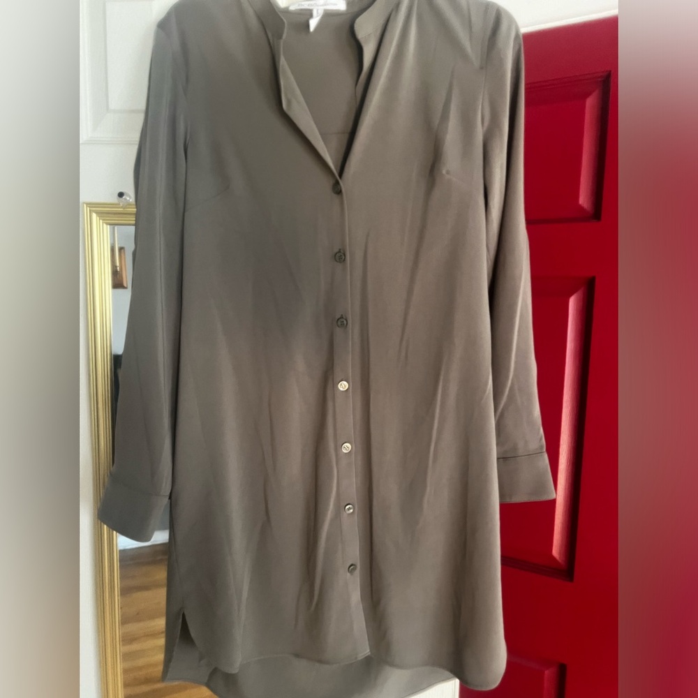 Bcbg Button Up Dress Size Small - image 1